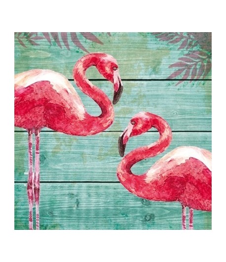 SERVIETTE FLAMANDS ROSES