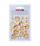FLEURS TONS BEIGE X 20